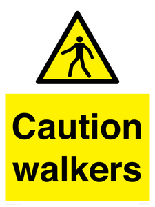 Caution walkers